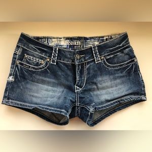 Adiktd Trademark Denim Shorts
